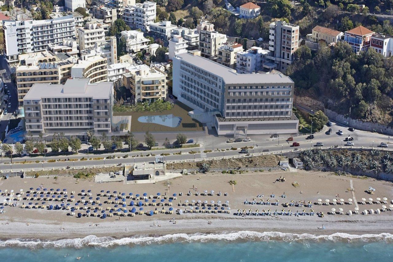Hotel Belvedere Beach Rhodes City Bagian luar foto