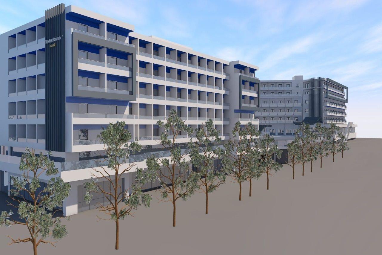 Hotel Belvedere Beach Rhodes City Bagian luar foto