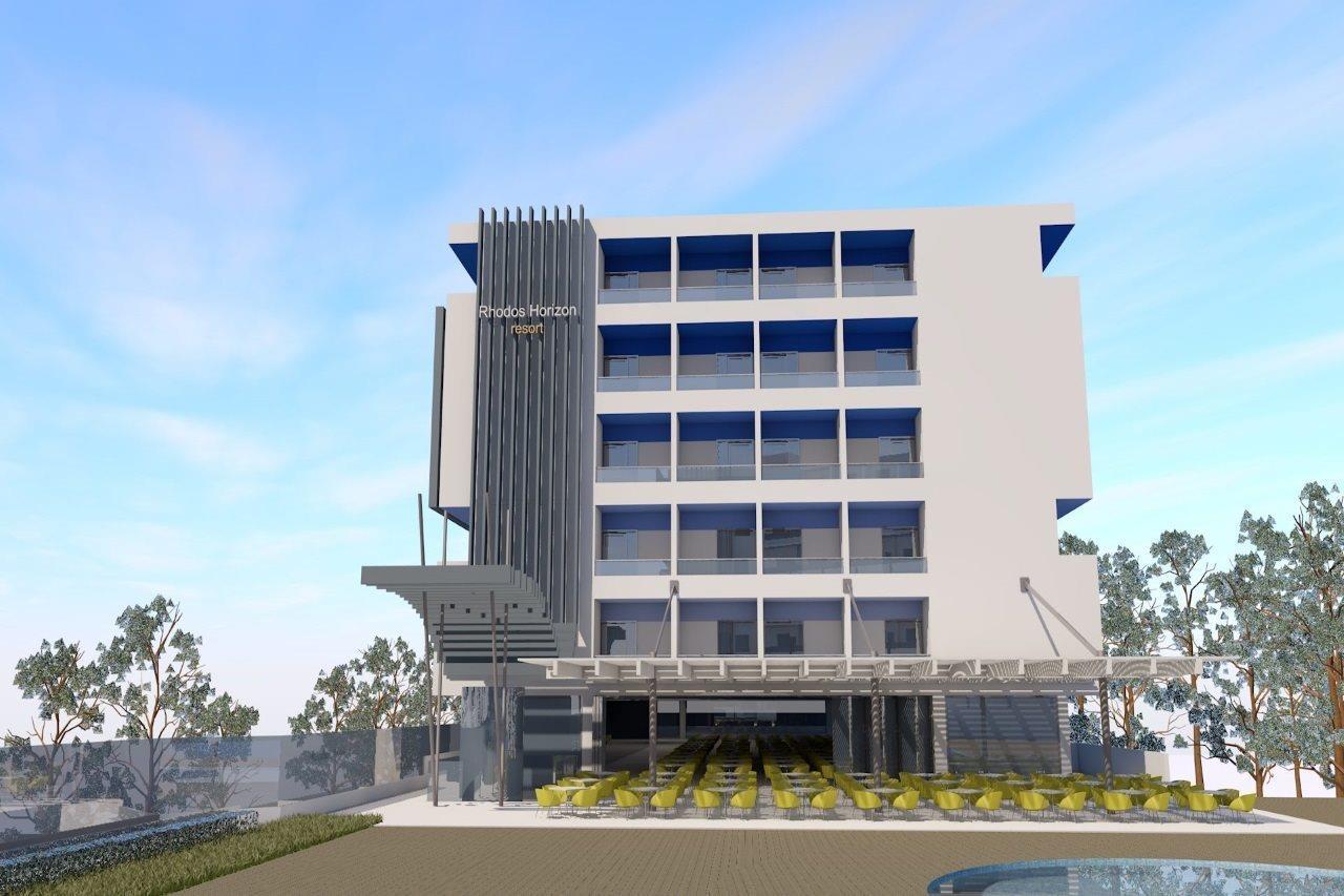 Hotel Belvedere Beach Rhodes City Bagian luar foto