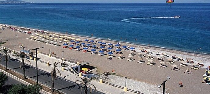 Hotel Belvedere Beach Rhodes City Bagian luar foto