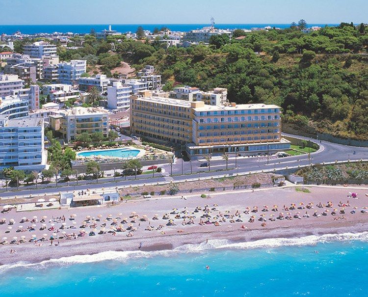 Hotel Belvedere Beach Rhodes City Bagian luar foto